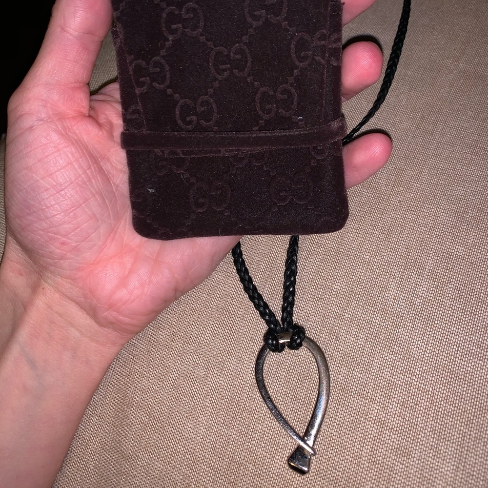 Gucci White nail mens necklace sterling silver 425